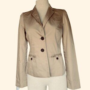 Banana Republic Tan Blazer Tailored Jacket